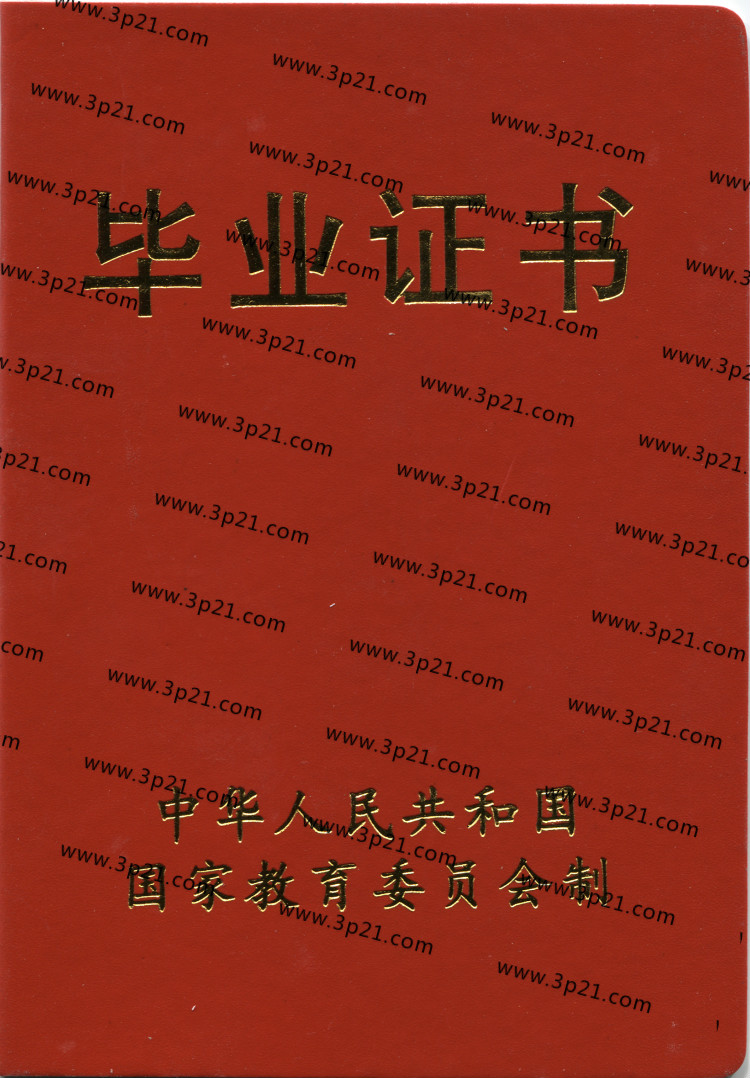 成人成教毕业证样本