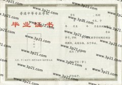 中专毕业证书