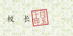 定远县卫生职业技术学校校长闫玉干签名印章
