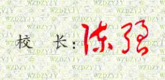 固镇县卫生学校校长陈强签名印章