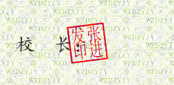 临泉县卫生学校校长张进发签名印章