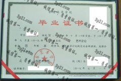 山东艺术学院毕业证样本