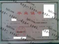 威海职业学院毕业证样本