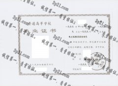 武汉水利电力大学毕业证样本
