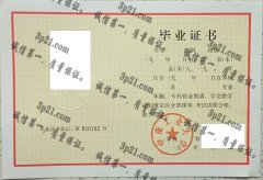 中南工业大学毕业证样本